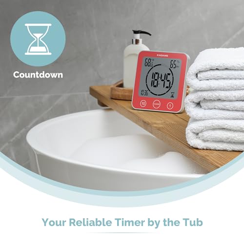 Shower Clock Waterproof Bathroom Timer