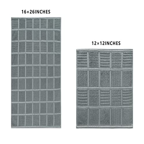 Kitchen Towels and Dishcloths Set (8 Count)