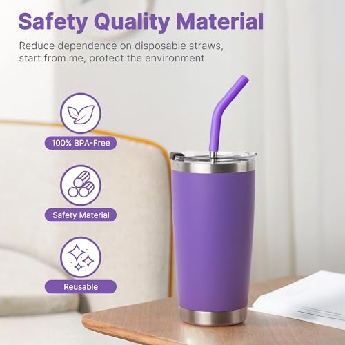 Stainless Steel Straws for 20 oz Yeti Tumbler