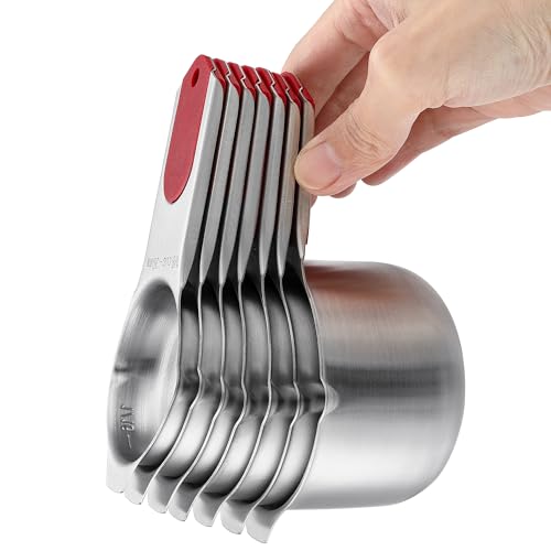 Magnetic Measuring Cups & Spoons Set of 15 with Levelers