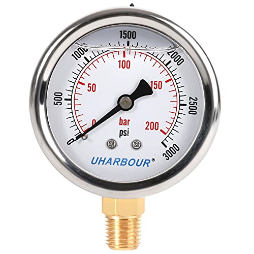 Glycerin Pressure Gauge 3000psi