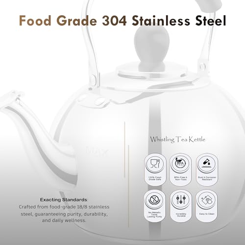Stovetop Tea Kettle with Whistle