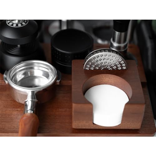2 IN 1 Holder Stand For the Coffee Filter Paper and Espresso Puck Screen (188 Gram)