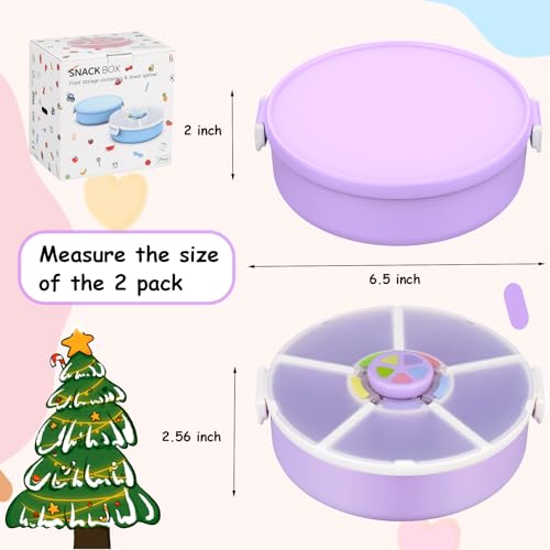 Kids' Rotating Snack Container Set
