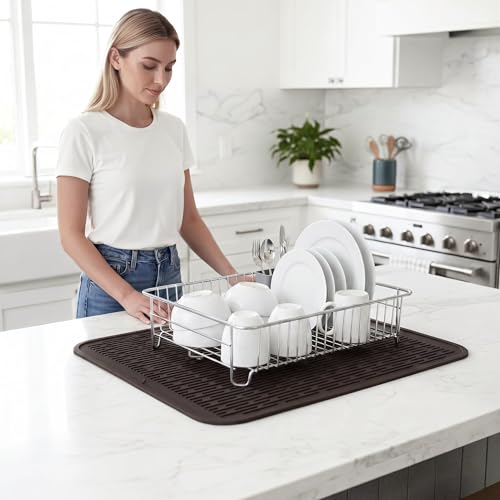 Silicone Dish Drying Mat for Multiple Usage