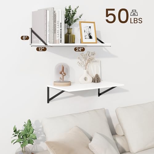 Floating Shelves for Wall (2 Count)