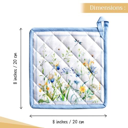 Pot Holders 100% Cotton Potholders (2 Count)