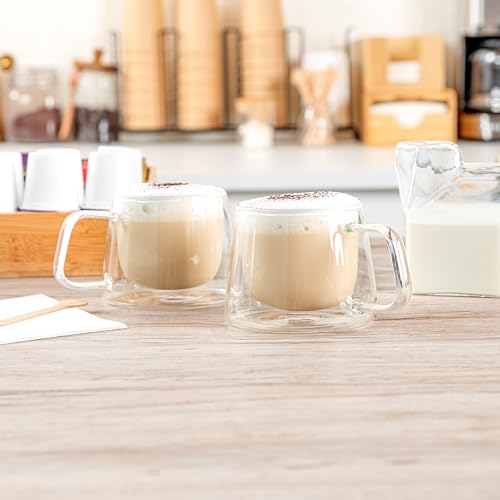 7 oz Professional Glass Coffee Mug (2 Count)