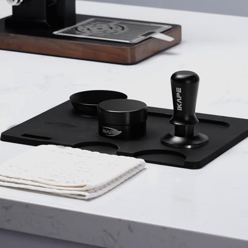 58MM Espresso Tamper Kit Black 6 IN 1 (16 Ounce)