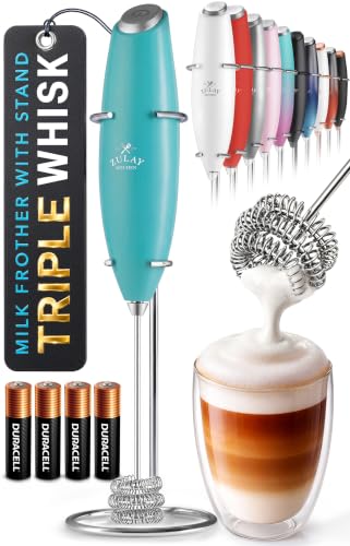 Powerful Milk Frother Wand With Duracell Batteries
