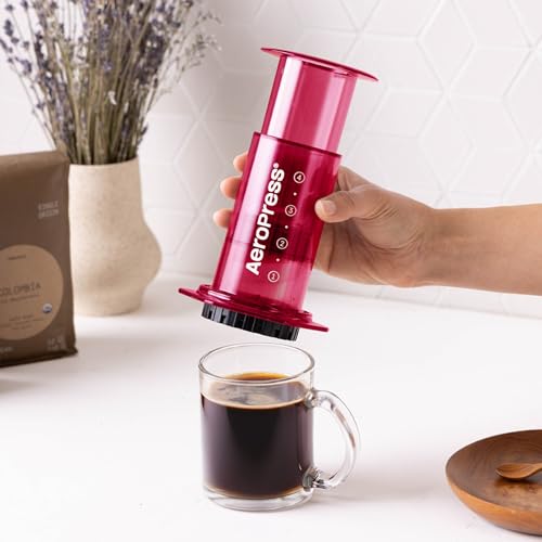 Clear Pink Coffee Press