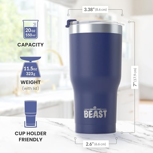 Beast 40 oz Tumbler Stainless Steel Vacuum Insulated Coffee Ice Cup Double Wall Travel Flask