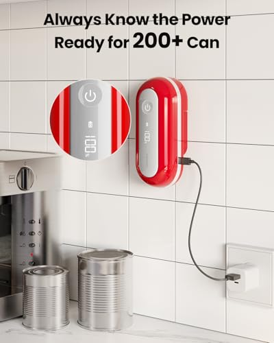 Retro Rechargeable Electric Can Opener