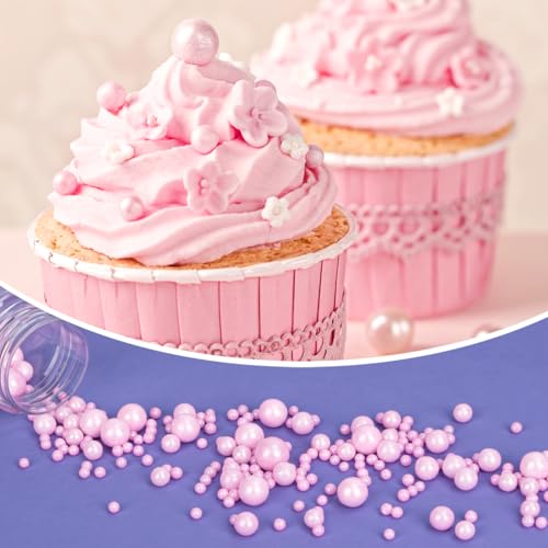 Pink Sprinkles 130g (4.58 Ounce)