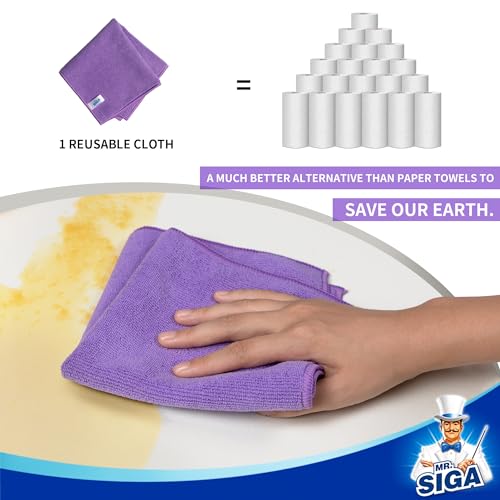 Microfiber Cleaning Cloths (12 Count)