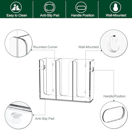Disposable Coffee Cup Dispenser with Handles (3 Count)