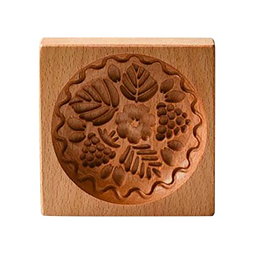 Wooden Cookie Biscuit Mold