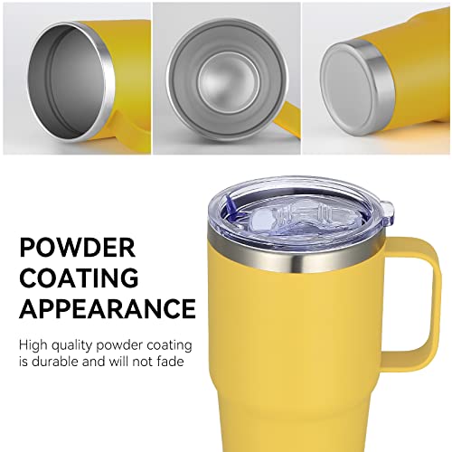20 oz Insulated Travel Coffee Mugs Set of 6 (6 Count)