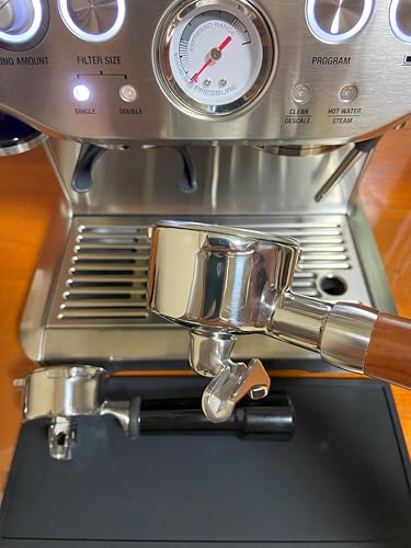 Double Spout Portafilter Compatible with Breville Barista Express Touch Bambino Infuser Duo Espresso Machine