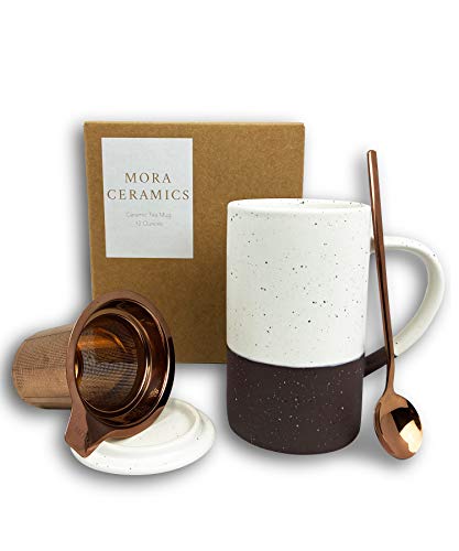 Ceramics Tea Cup with Loose Leaf Infuser