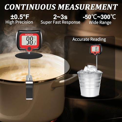 Digital Candy Thermometer with Pot Clip