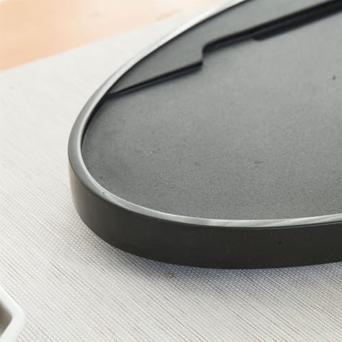Tea Set Oval Stone Tea Tray Oval Stone Tea Sea Large Tea Table Home Simple Kung Fu Tea Set Tea Table Original Stone Dry Bubble Table Chinese Tea Set