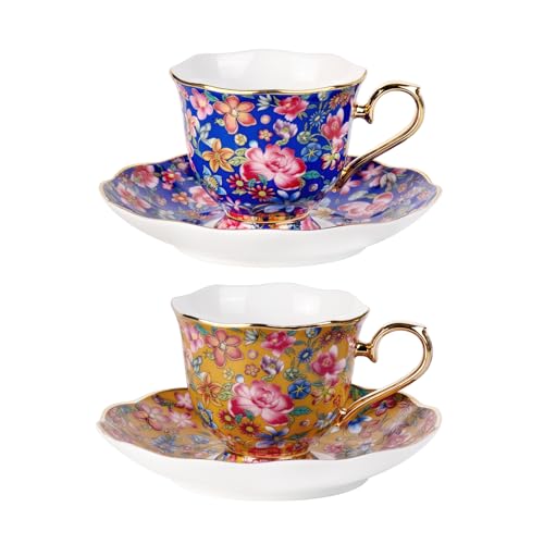Tea Cup and Saucer (2 Count)
