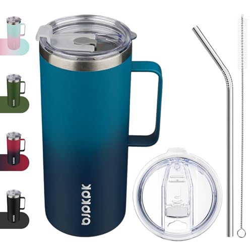 32oz Insulated Coffee Mug with Handle