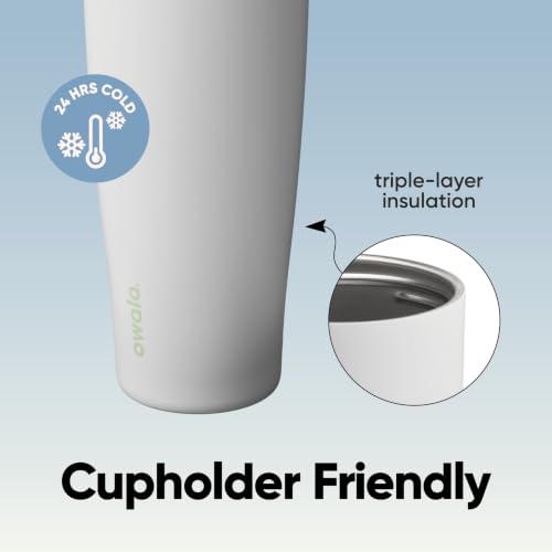 FreeSip Tumbler Stainless Steel Water Bottle 30 oz Iced Breeze