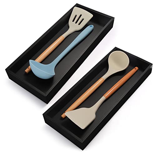 Bamboo Kitchen Drawer Organizer (2 Count)