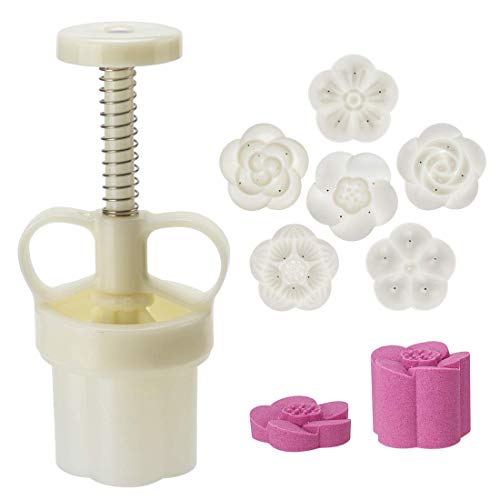 Cookie Stamp Mooncake Mold Set (6 Count)