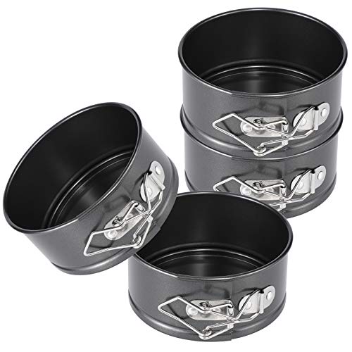 4 Inch Mini Springform Pan Set (4 Count)