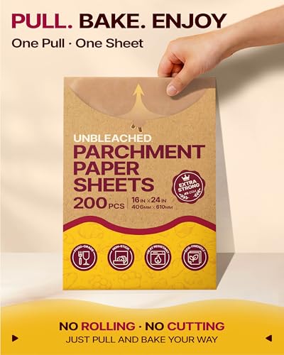 Parchment Paper Baking Sheets (200 Count)