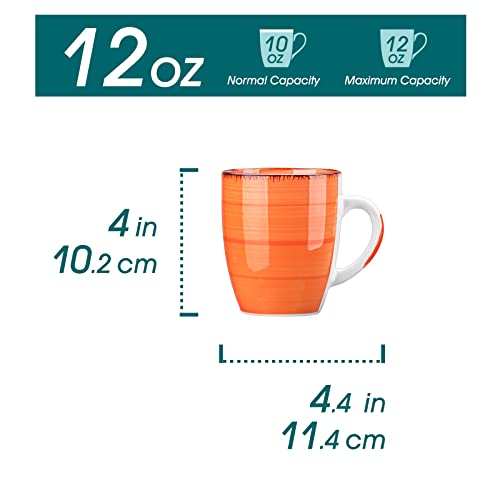 Bonita 12 Oz Coffee Mugs Set of 6 (6 Count)