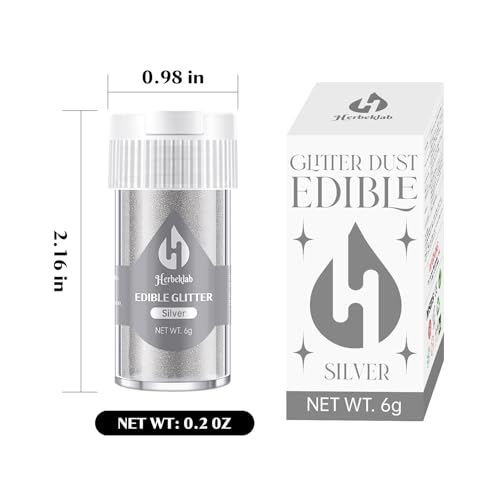 Silver Edible Glitter