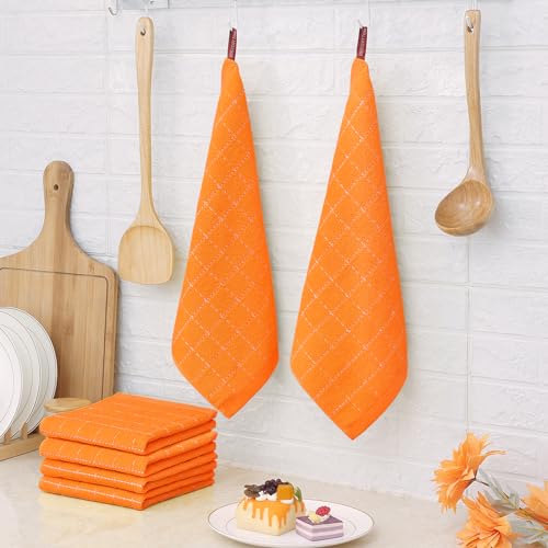 100% Cotton Terry Kitchen Dish Cloths (6 Count)