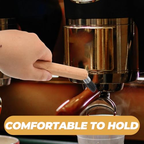 Coffee Cleaning Brush Espresso Machine Brush for Grinder and Coffee Grinder Cleaning Soft Bristles Machine Cleaning for Hard