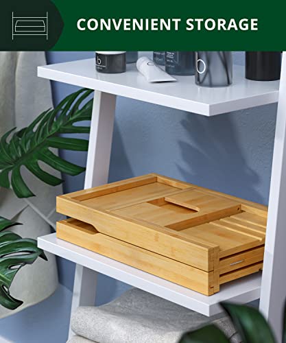 Premium Foldable Bathtub Tray Caddy