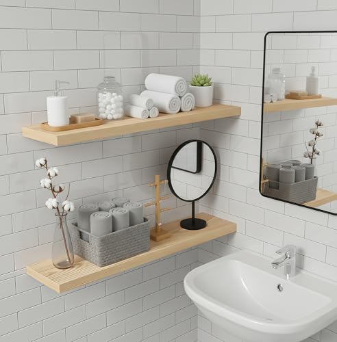 Floating Wall Shelves (2 Count)
