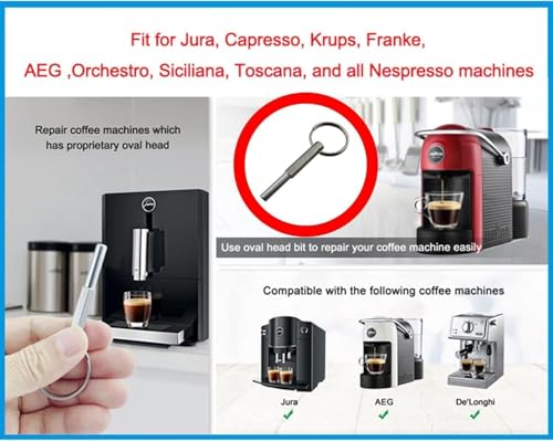 Premium Coffee Machine Repair Key and Wrench Set with Gasket