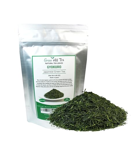 Premium Gyokuro Japanese Green Tea finest green tea loose leave tea (4 Ounce)