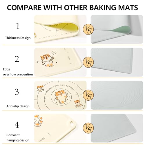 34x24 Inch Extra Thick Silicone Pastry Board