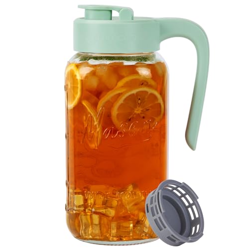 Mason Jar Pitcher with Tea Filter