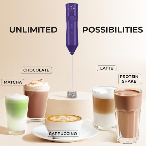 Rechargeable Milk Frother Handheld