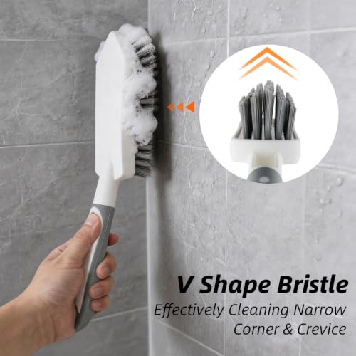 3 Pack Scrub Brush Set with Grout Brush (3 Count)