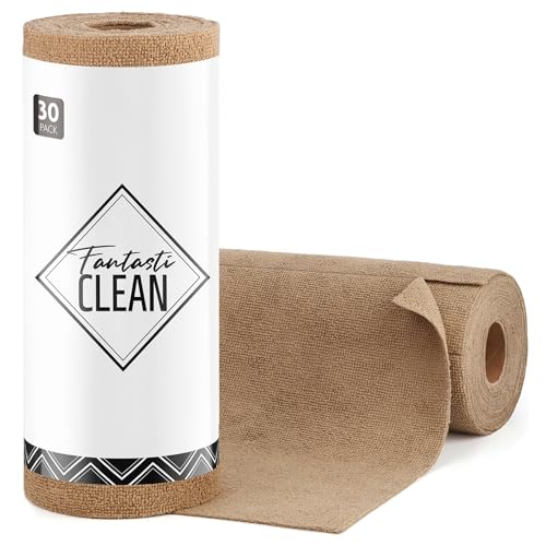 Microfiber Cleaning Cloth Roll (30 Count)