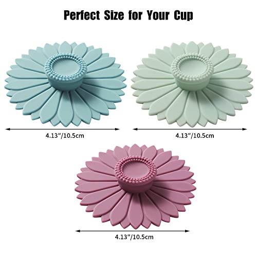 Sunflower Silicone Cup Covers (3 Count)