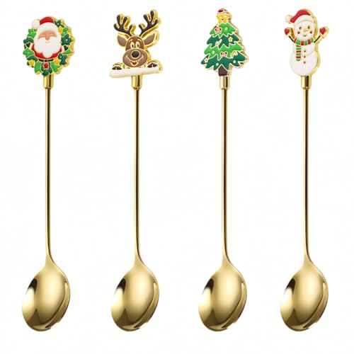 Christmas Teaspoon Gift Set of 4 (4 Count)