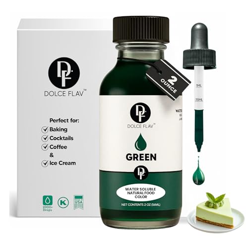 Natural Green Food Coloring from Green Apple
