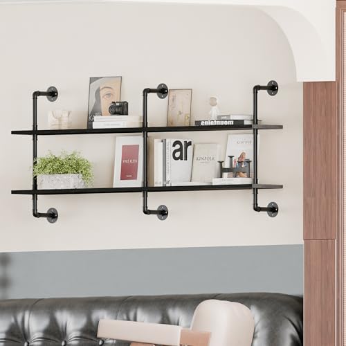 Industrial Pipe Shelf Shelving Bookcase